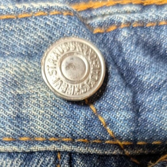 Levis 501 Original Fit Button-Fly Jeans Mens W36 L30 90s Medium Wash Denim - Picture 9 of 12